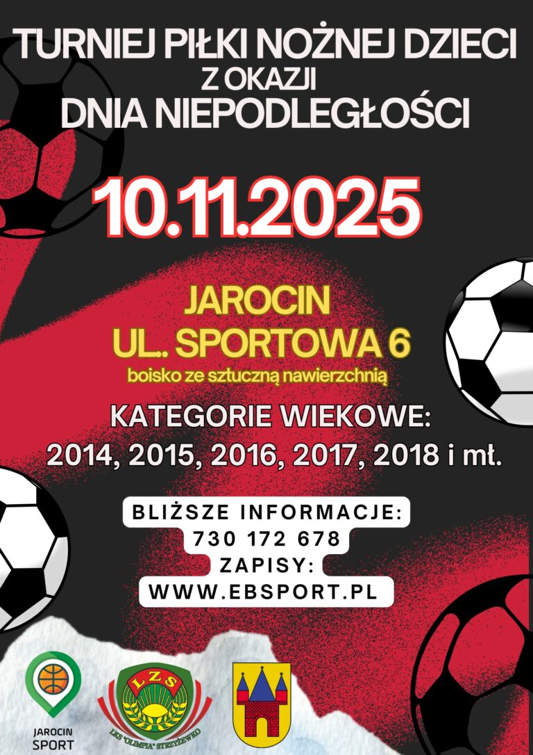 10.11 – Turniej Piłki Nożnej Dzieci z okazji Dnia Niepodległości