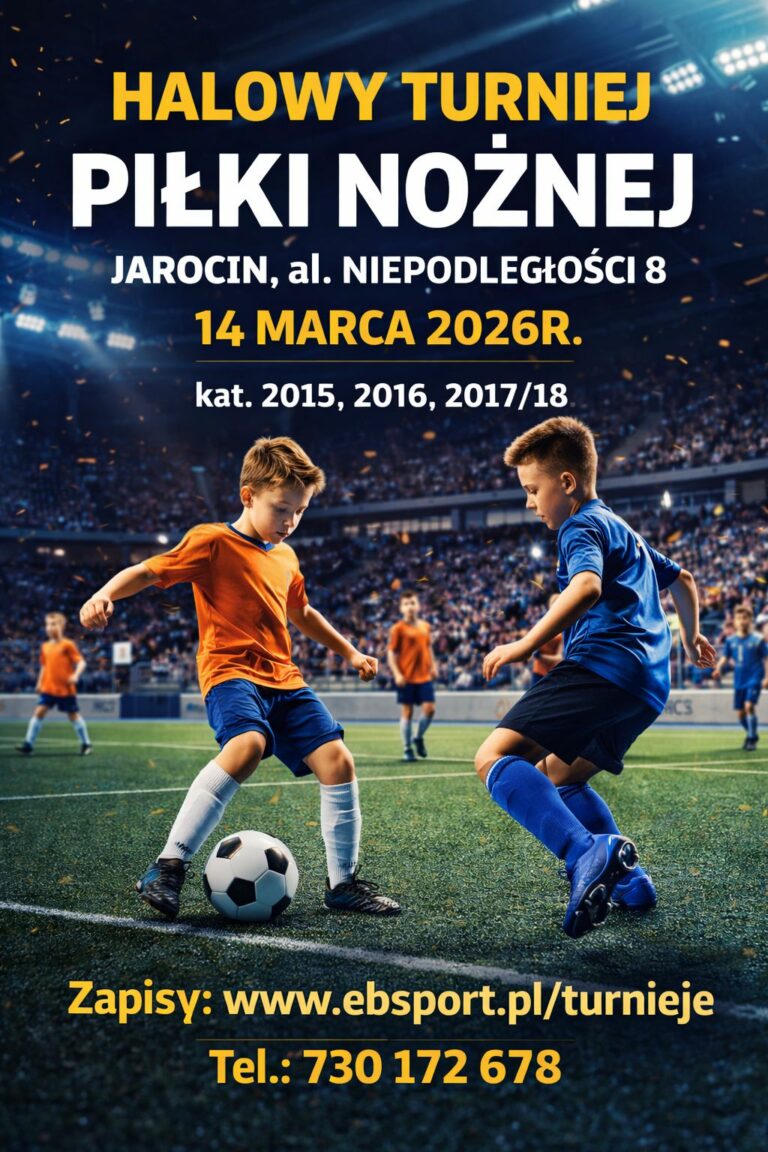 HALOWY TURNIEJ PIŁKI NOŻNEJ JAROCIN 14 Marca 2026