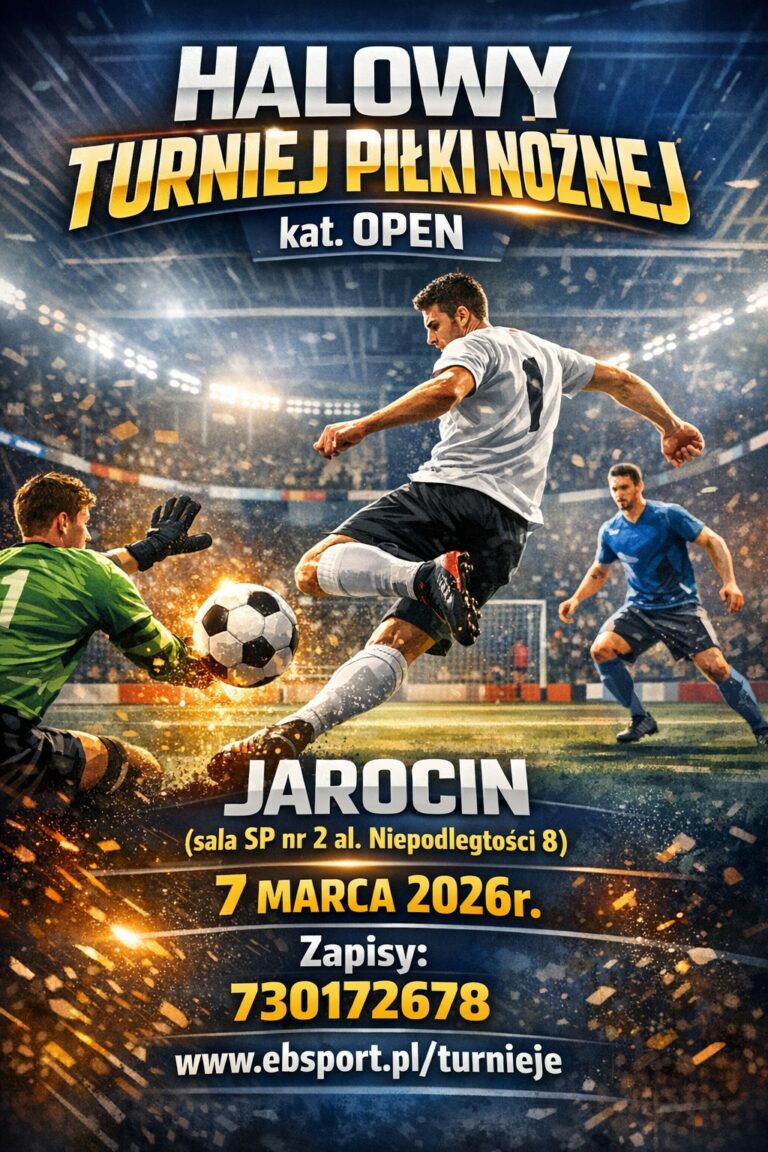 HALOWY TURNIEJ PIŁKI NOŻNEJ JAROCIN