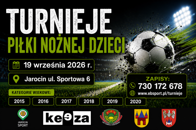 19.09.2026 TURNIEJ PIŁKI NOŻNEJ DZIECI JAROCIN