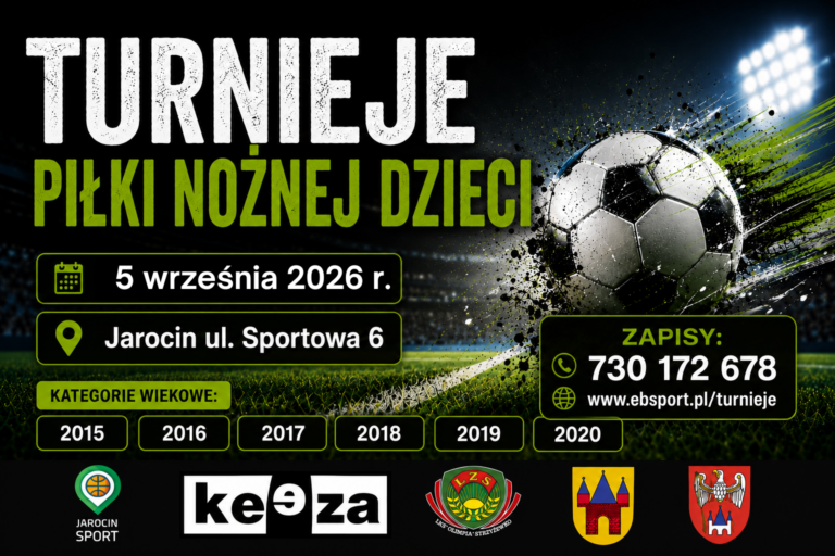 05.09.2026 TURNIEJ PIŁKI NOŻNEJ DZIECI JAROCIN