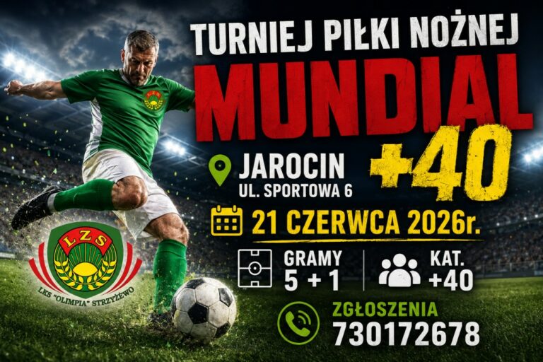 TURNIEJ PIŁKI NOŻNEJ MUNDIAL JAROCIN kat.+40