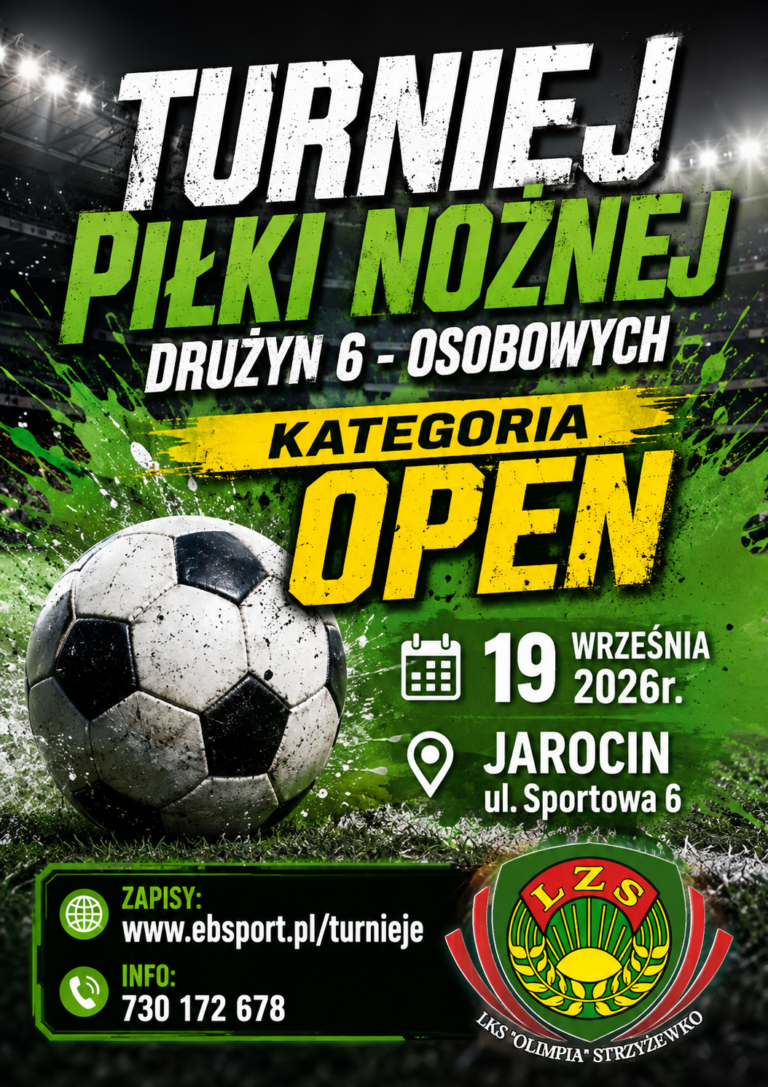 TURNIEJ PIŁKI NOŻNEJ JAROCIN