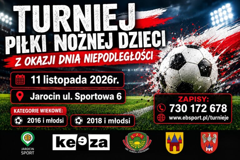 TURNIEJ PIŁKI NOŻNEJ DZIECI JAROCIN 11.11